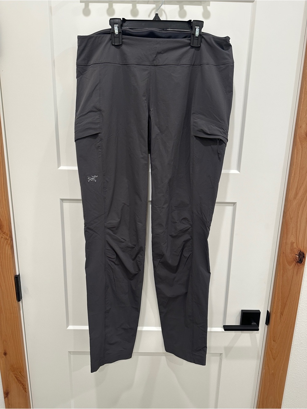 Arc'teryx Women's Dark Gray Track Pants with Cargo Pockets